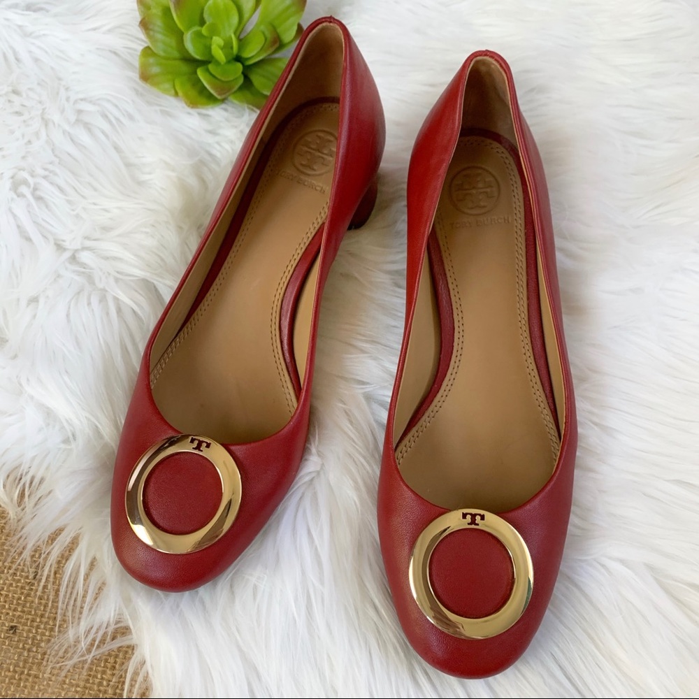 Tory Burch Red Caterina Pump